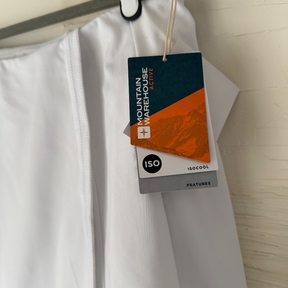 NWT! Mountain Warehouse S | White IsoCool Sports Mini Skort - Picture 3 of 6